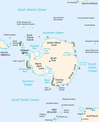 Adelie Penguin Range Map (Antarctica)