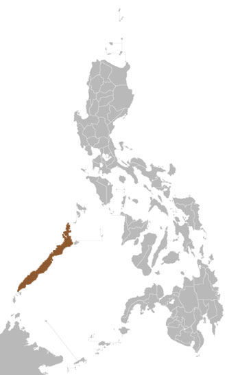 Philippine Pangolin Range Map (Philippines)