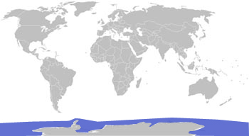 Ross Seal Range Map (Antarctic Waters)