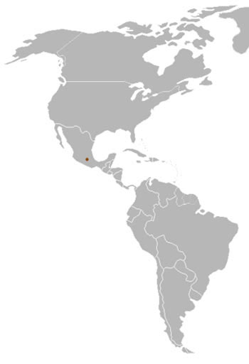 Volcano Rabbit Range Map (Mexico)
