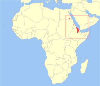 African Wild Ass Range Map (Africa)