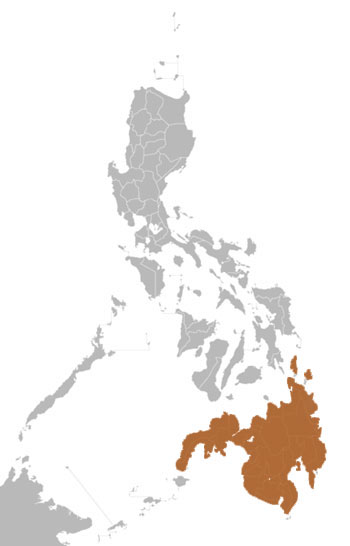 Mindanao Tree Shrew Range Map (Philippines)