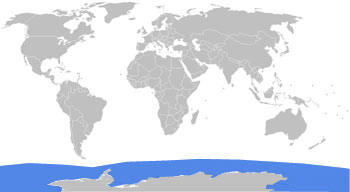 Weddell Seal Range Map (Antarctic) 